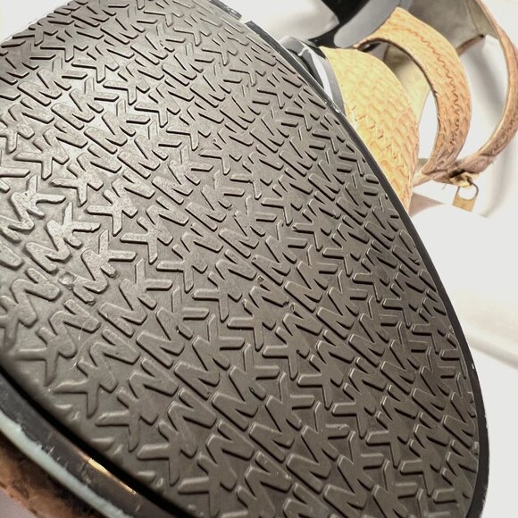 Michael Michael Kors-Women's Tan/Camel Leather-3 3/4" Heels-Unique 7 1/2-Zipper - Picture 12 of 16